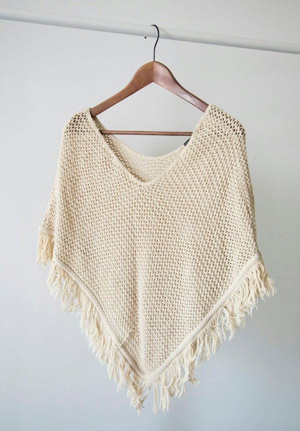 Montbold Belted Wrap Woolen Shrug